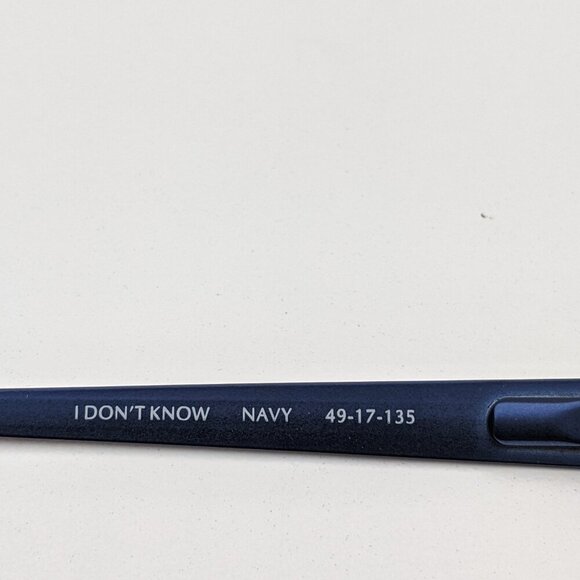 🕶️Converse I don't know Navy Eyeglasses 49/17 135 /ALJ611🕶️ - Picture 7 of 9